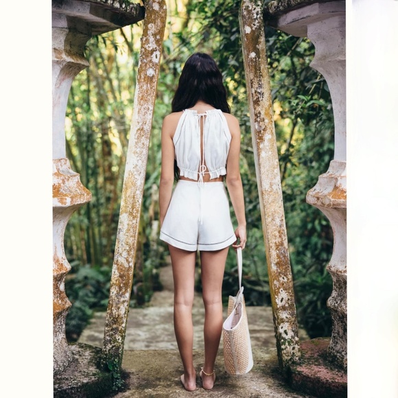 Cult Gaia Off-White Orly Top Size M - Picture 6 of 11